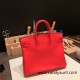 Hermes Birkin 25cm swift S3/Rouge Cœur Silver Hardware Full Handmade 085 Hermes Birkin 25cm swift S3/Rouge Cœur Silver Hardware Full Handmade 085