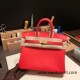 Hermes Birkin 25cm swift S3 /Rouge Cœur Silver Hardware Full Handmade 086 Hermes Birkin 25cm swift S3 /Rouge Cœur Silver Hardware Full Handmade 086