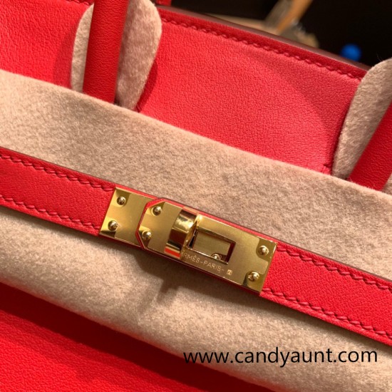 Hermes Birkin 25cm swift S3 /Rouge Cœur Silver Hardware Full Handmade 086 Hermes Birkin 25cm swift S3 /Rouge Cœur Silver Hardware Full Handmade 086