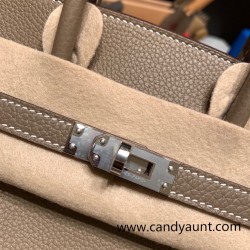 Hermes birkin 30cm stock jonathan& Canvas 37 /Gold Silver Hardware  Full Handmade