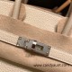 Hermes Birkin 25cm togo 10 /Craie Silver Hardware Full Handmade 095 Hermes Birkin 25cm togo 10 /Craie Silver Hardware Full Handmade 095