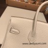 Hermes Birkin 25cm togo 10 /Craie Gold Hardware Full Handmade 096