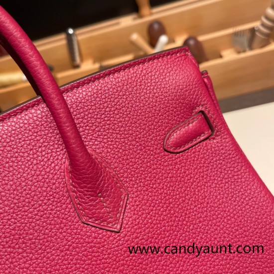 Hermes Birkin 25cm togo B5 /Ruby Gold Hardware Full Handmade 104 Hermes Birkin 25cm togo B5 /Ruby Gold Hardware Full Handmade 104