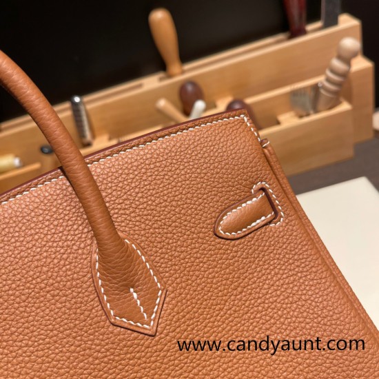 Hermes Birkin 25cm togo 37 /Gold Silver Hardware Full Handmade 105 Hermes Birkin 25cm togo 37 /Gold Silver Hardware Full Handmade 105