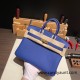 Hermes Birkin 25cm togo 7T/ Blue Electric Gold Hardware Full Handmade 107 Hermes Birkin 25cm togo 7T/ Blue Electric Gold Hardware Full Handmade 107