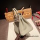 Hermes Birkin 25cm togo Q1 /Sauge Silver Hardware Full Handmade 108 Hermes Birkin 25cm togo Q1 /Sauge Silver Hardware Full Handmade 108