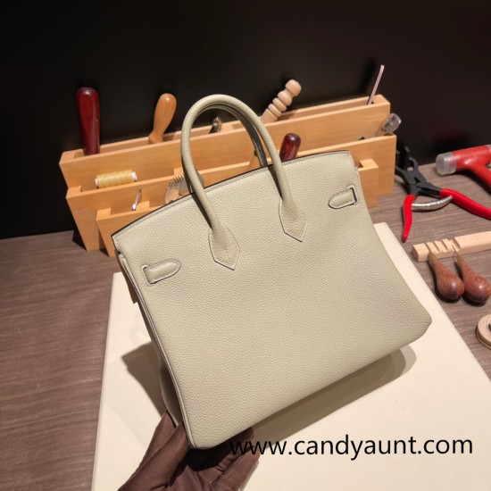 Hermes Birkin 25cm togo Q1 /Sauge Gold Hardware Full Handmade 109 Hermes Birkin 25cm togo Q1 /Sauge Gold Hardware Full Handmade 109