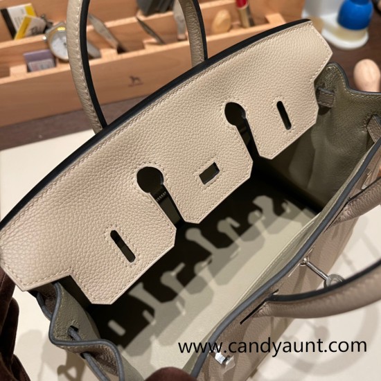 Hermes Birkin 25cm togo 81 /Gris Tourterelle Gold Hardware Full Handmade 111 Hermes Birkin 25cm togo 81 /Gris Tourterelle Gold Hardware Full Handmade 111