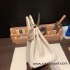Hermes Birkin 25cm togo 10/Craie  Rose Gold  Hardware Full Handmade 114