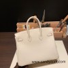 Hermes Birkin 25cm togo 10/Craie  Rose Gold  Hardware Full Handmade 114
