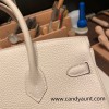 Hermes Birkin 25cm togo 10/Craie  Rose Gold  Hardware Full Handmade 114