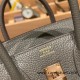 Hermes Birkin 25cm togo 8F/Etain Rose Gold Hardware Full Handmade 120 Hermes Birkin 25cm togo 8F/Etain Rose Gold Hardware Full Handmade 120