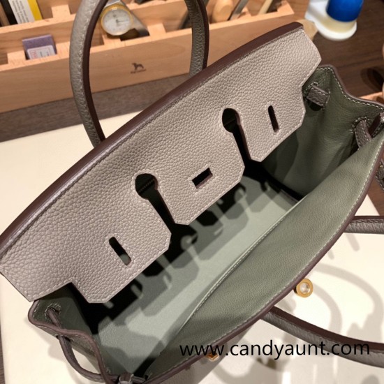 Hermes Birkin 25cm togo M8/ Gris Asphalt Gold Hardware Full Handmade 122 Hermes Birkin 25cm togo M8/ Gris Asphalt Gold Hardware Full Handmade 122