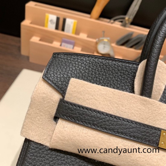 Hermes Birkin 25cm togo 89/ Black Gold Hardware Full Handmade 131 Hermes Birkin 25cm togo 89/ Black Gold Hardware Full Handmade 131