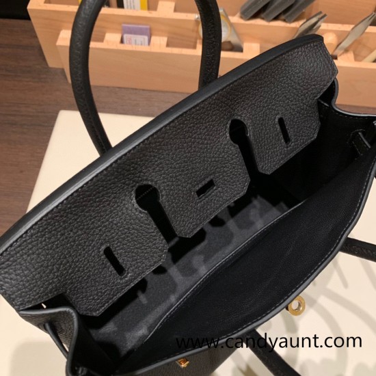 Hermes Birkin 25cm togo 89/ Black Gold Hardware Full Handmade 131 Hermes Birkin 25cm togo 89/ Black Gold Hardware Full Handmade 131