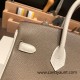 Hermes Birkin 25cm togo new stock Birkin 18/Étoupe Grey&10 /Craie Full Handmade 136 Hermes Birkin 25cm togo new stock Birkin 18/Étoupe Grey&10 /Craie Full Handmade 136