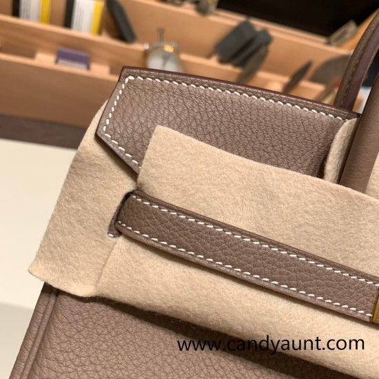 Hermes Birkin 25cm togo new stock Birkin 18 /Étoupe Grey Gold Hardware Full Handmade 138 Hermes Birkin 25cm togo new stock Birkin 18 /Étoupe Grey Gold Hardware Full Handmade 138