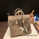 Hermes Birkin 25cm togo 10/ Craie & Étoupe Grey Silver Hardware Full Handmade 145 Hermes Birkin 25cm togo 10/ Craie & Étoupe Grey Silver Hardware Full Handmade 145