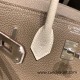 Hermes Birkin 25cm togo 10/ Craie & Étoupe Grey Silver Hardware Full Handmade 145 Hermes Birkin 25cm togo 10/ Craie & Étoupe Grey Silver Hardware Full Handmade 145