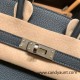Hermes Birkin 25cm togo 6O/Vert Cypres & S4 /Deep Blue Silver Hardware Full Handmade 147 Hermes Birkin 25cm togo 6O/Vert Cypres & S4 /Deep Blue Silver Hardware Full Handmade 147