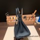 Hermes Birkin 25cm togo 6O/Vert Cypres & S4 /Deep Blue Full Handmade 148 Hermes Birkin 25cm togo 6O/Vert Cypres & S4 /Deep Blue Full Handmade 148