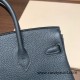 Hermes Birkin 25cm togo 6O/Vert Cypres & S4 /Deep Blue Full Handmade 148 Hermes Birkin 25cm togo 6O/Vert Cypres & S4 /Deep Blue Full Handmade 148