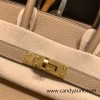 Hermes Birkin 25cm togo 14/Beige Gold Hardware Full Handmade 150