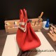 Hermes Birkin 25cm togo S3 /Rouge Cœur Silver Hardware Full Handmade 156 Hermes Birkin 25cm togo S3 /Rouge Cœur Silver Hardware Full Handmade 156