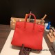 Hermes Birkin 25cm togo S3 /Rouge Cœur Silver Hardware Full Handmade 156 Hermes Birkin 25cm togo S3 /Rouge Cœur Silver Hardware Full Handmade 156