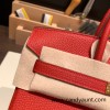 Hermes Birkin 25cm togo S3 /Rouge Cœur Gold Hardware Full Handmade 157