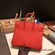 Hermes Birkin 25cm togo S3 /Rouge Cœur Gold Hardware Full Handmade 157 Hermes Birkin 25cm togo S3 /Rouge Cœur Gold Hardware Full Handmade 157