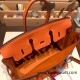 Hermes Birkin 25cm togo 93/Orange Silver Hardware Full Handmade 158 Hermes Birkin 25cm togo 93/Orange Silver Hardware Full Handmade 158