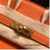 Hermes Birkin 25cm togo 93 /Orange Gold Hardware Full Handmade 159