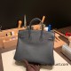 Hermes Birkin 25cm togo 88/ Graphite Silver Hardware Full Handmade 164 Hermes Birkin 25cm togo 88/ Graphite Silver Hardware Full Handmade 164