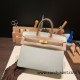 Hermes Birkin 25cm Chevre 80 /Pearl Grey&18/Étoupe Grey Gold Hardware Full Handmade 169 Hermes Birkin 25cm Chevre 80 /Pearl Grey&18/Étoupe Grey Gold Hardware Full Handmade 169