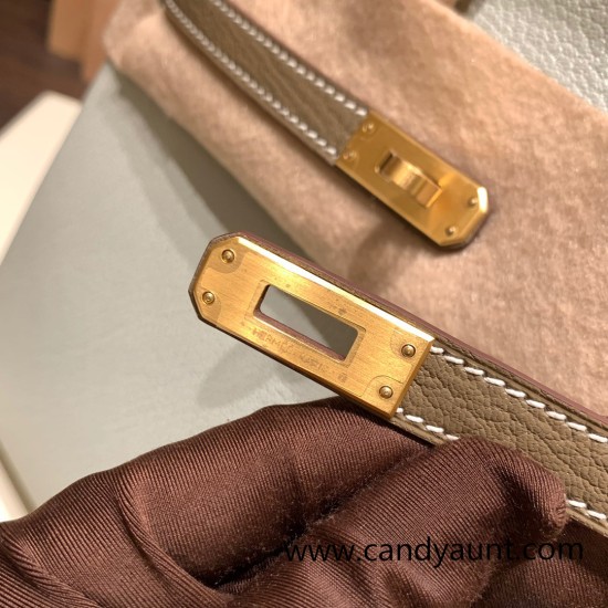 Hermes Birkin 25cm Chevre 80 /Pearl Grey&18/Étoupe Grey Gold Hardware Full Handmade 169 Hermes Birkin 25cm Chevre 80 /Pearl Grey&18/Étoupe Grey Gold Hardware Full Handmade 169