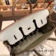 Hermes Birkin 25cm Chevre 80 /Pearl Grey& 18/Étoupe Grey Silver Hardware Full Handmade 170 Hermes Birkin 25cm Chevre 80 /Pearl Grey& 18/Étoupe Grey Silver Hardware Full Handmade 170