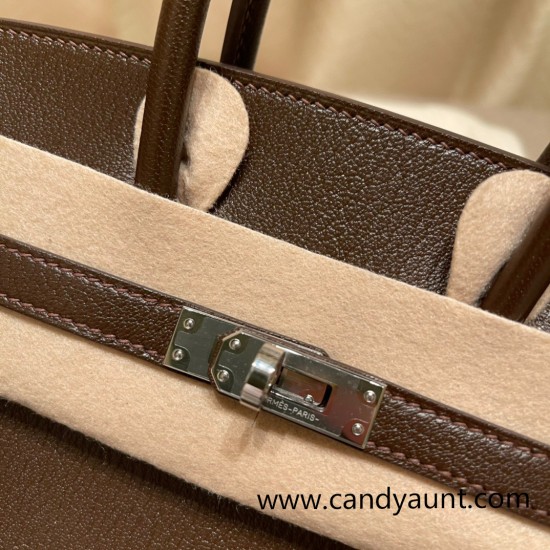 Hermes Birkin 25cm Chevre 41/Havane & 37 /Gold Gold Hardware Full Handmade 171 Hermes Birkin 25cm Chevre 41/Havane & 37 /Gold Gold Hardware Full Handmade 171