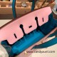 Hermes Birkin 25cm Chevre 3Q/ Rose Sakura & 7F/ Blue Paon Gold Hardware Full Handmade 172 Hermes Birkin 25cm Chevre 3Q/ Rose Sakura & 7F/ Blue Paon Gold Hardware Full Handmade 172