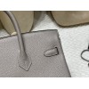 【Birkin Bag 】Togo 25cm M8 Gris AsphaltSilver