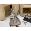【Birkin Bag 】Togo 25cm M8 Gris AsphaltSilver