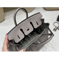 【Birkin Bag 】Togo 25cm M8 Gris AsphaltSilver