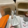 【Birkin Bag 】Togo 25cm Gris Neve  OW Silver 