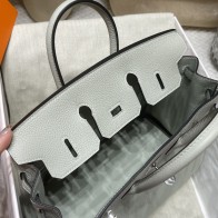 【Birkin Bag 】Togo 25cm Gris Neve  OW Silver 