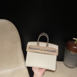 【Birkin 25cm Togo】10 Craie ×M8 Gris Asphalt Gold 