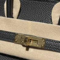 【NEW】 HERMES Birkin 25 Togo  89 Black   Gold 