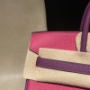 【NEW】 HERMES Birkin 25 Togo  5J Fuschia  ×P9 Anemone   Silver