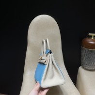 【NEW】 HERMES Birkin 25 Togo  P3 Blue du Nord ×10 Craie   Gold 