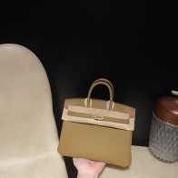 【NEW】 HERMES Birkin 25 Togo  U8 Bronze Dore Gold 
