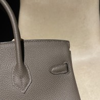 【NEW】 HERMES Birkin 25 Togo  8F Etain  ×1F Argile   Silver
